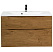 Тумба с раковиной BelBagno Marino MARINO-H60-900-2C-SO-RN-P + BB900/450-LV-MR-PR 90 rovere nature