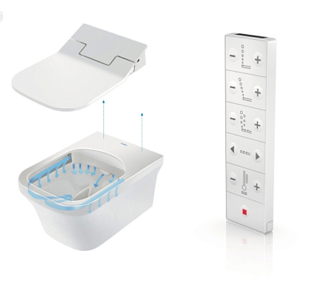 Крышка-биде для унитаза Duravit 611000002000300 SensoWash Slim