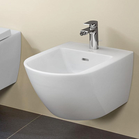 Биде подвесное Villeroy & Boch Subway 3.0 44700001 альпийский белый