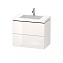 Тумба с раковиной Duravit L-Cube LC6937O2222 80 два ящика, белый глянцевый - фото 1