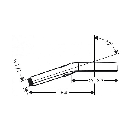 Душевая лейка Hansgrohe Rainfinity 130 3jet 26864140 шлифованная бронза