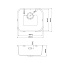 Мойка кухонная IDDIS Mate MAT49S0i77 49х44 хром - фото 8