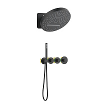 Душевой комплект Timo Saona SX-2329/03SM черный матовый