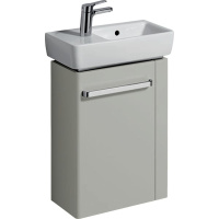 Тумба с раковиной Geberit Renova Compact 862051000 50 светло-серый