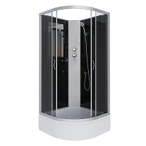 Душевая кабина Niagara Classic NG-3502-14BK 100x100x200 стекло тонированное/профиль серебро