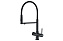 Смеситель Zorg Steel Hammer SH 2003 BLACK для кухонной мойки, черный