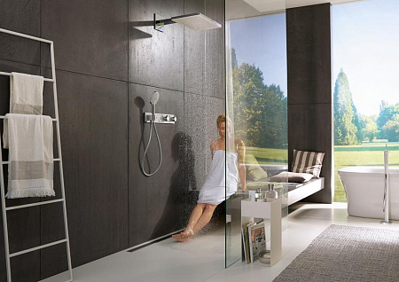 Термостат Hansgrohe RainSelect 15356000 на 3 потребителя, для душа, хром