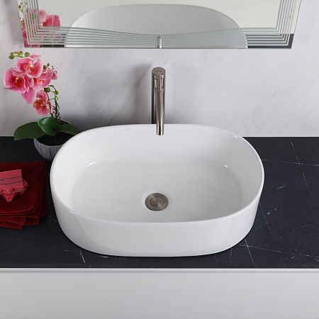 Раковина накладная BelBagno BB1048 35x55x14 белый