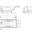 Ванна чугунная Roca Malibu 2315G000R 150х75 см с п/скользящим покрытием и отверстиями для ручек - фото 9