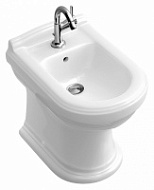 Биде напольное Villeroy & Boch Hommage Plus 744200R1 белый альпин CeramicPlus Биде напольное Villeroy & Boch Hommage Plus 744200R1 белый альпин CeramicPlus