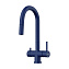 Смеситель Omoikiri Akita-S-IB 4994438 для кухонной мойки, indigo blue