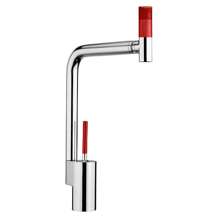 Смеситель для кухни Webert Kitchen 360° TS920302784 красный