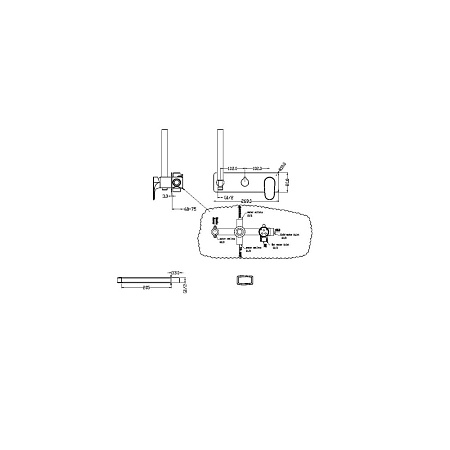 Душевая лейка Boheme Spectre 423-2-G золото