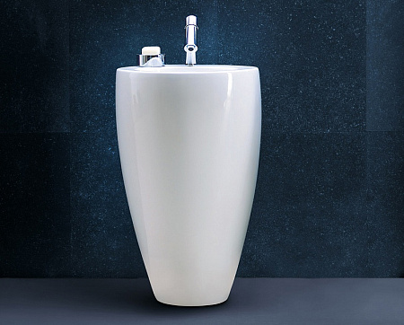 Раковина Laufen Alessi One 8.1197.2.400.104.1 53см со встроенным пьедесталом
