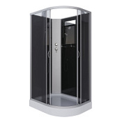 Душевая кабина Niagara Classic NG-3512-14LBK 120x80x200 стекло тонированное/профиль серебро