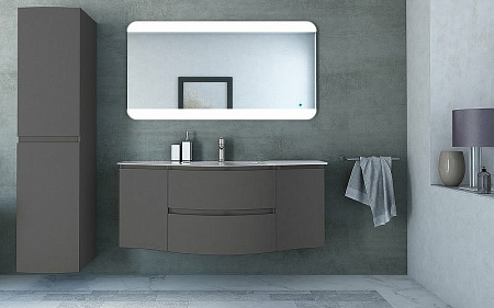 Тумба с раковиной Cezares Vague 44221 69 antracite