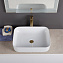 Раковина накладная BelBagno BB1304 39.5x50.5x13 белый - фото 4