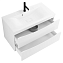Тумба с раковиной BelBagno Marino MARINO-1000-2C-SO-BL-P 100 bianco lucido - фото 3