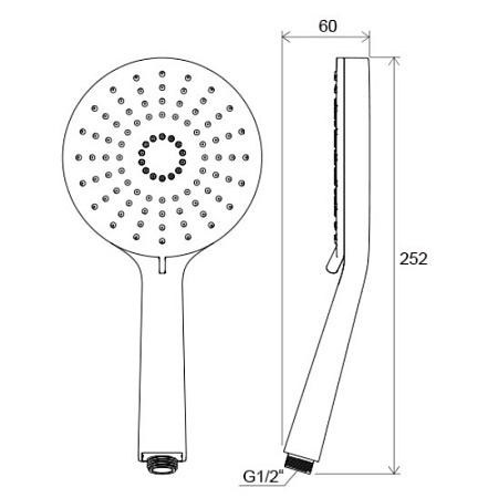 Душевая лейка Ravak 961.00 X07P344