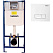Инсталляция с кнопкой смыва beWash Neox BW74+P04W белый