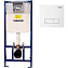 Инсталляция с кнопкой смыва beWash Neox BW74+P04W белый