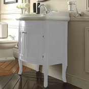 Тумба под раковину Kerasan Retro 735130 69 2 дверки, белый матовый