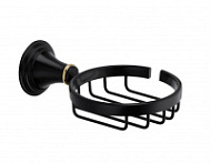 Мыльница Fixsen Luksor FX-71609B черный сатин