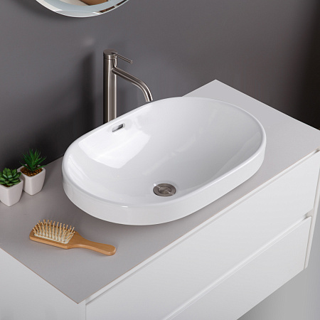 Раковина полувстраиваемая BelBagno BB1004 40x60x19 белый