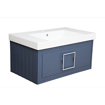 Тумба под раковину La Fenice Cubo FNC-01-CUB-BG-80 Blu Grigio синий матовый