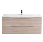 Тумба с раковиной BelBagno Marino MARINO-1100-2C-SO-RG-P 110 rovere grigio