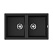 Кухонная мойка Omoikiri Tedori 86-2-BL 51x86x20 черный