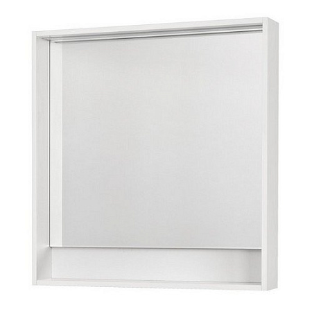Зеркало Aquaton Капри 1A230402KP010 80 белый глянец
