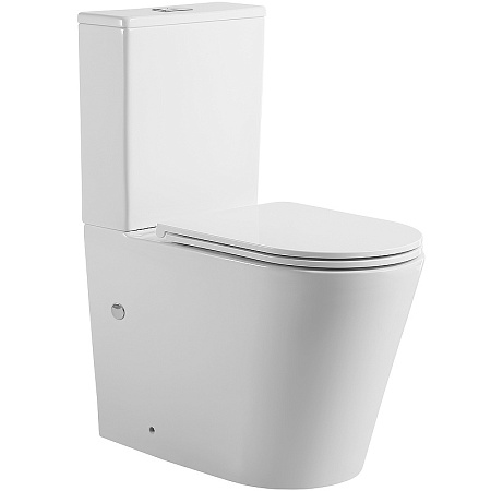 Унитаз-компакт beWash Aldo BKBWT401670 с системой микролифт, белый матовый