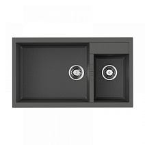 Кухонная мойка Omoikiri Tedori 86-2-LB-PL 86х50 платина