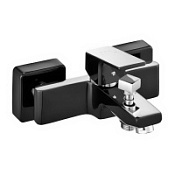 Смеситель E.C.A. Tiera 103502469 для ванны с душем хром/черный Смеситель E.C.A. Tiera 103502469 для ванны с душем хром/черный