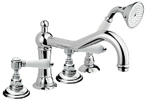 Смеситель Nicolazzi Classica Lusso 1449 CR 78 на борт ванны