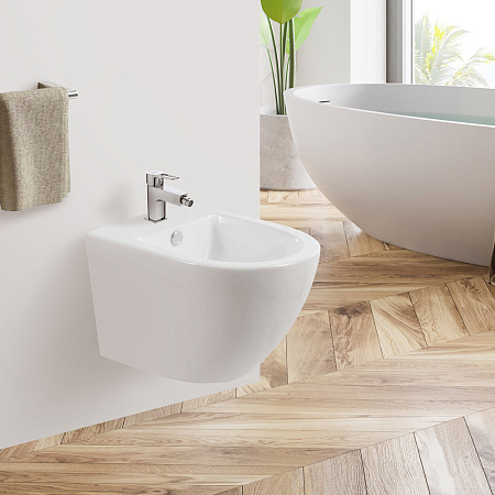 Биде подвесное BelBagno Sfera-R BB046BH белый