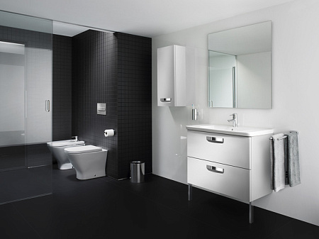 Тумба с раковиной Roca Gap ZRU9302732 80 см, белая
