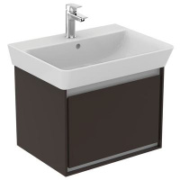 Тумба с раковиной Ideal Standard Connect Air Cube E0846VY 60 коричневая