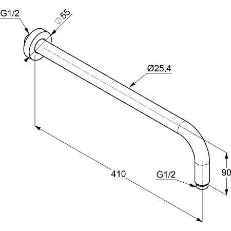 Душевой комплект Kludi Bozz 387363976 черный матовый