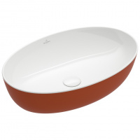 Раковина Villeroy & Boch Artis 419861BCW8 61х41 см, Rust терракотовая