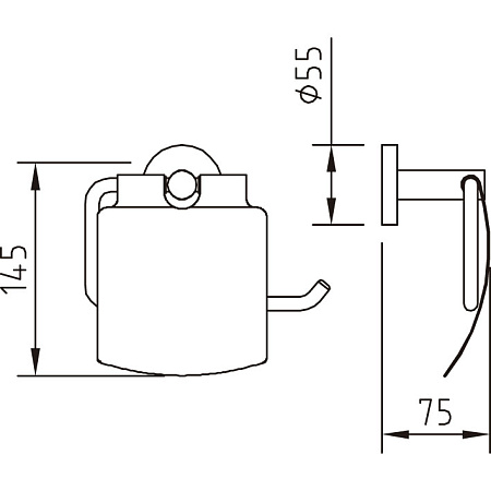 Держатель туалетной бумаги Clever Urban2 98652 хром