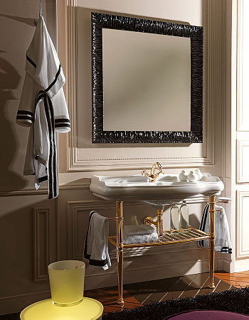 Консоль с раковиной Kerasan Retro 730091 золото