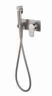 Гигиенический душ со смесителем Boheme Spectre 457-NB для биде, никель брашированный