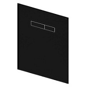 Кнопка смыва Tece TECElux  9650005 стекло черное, клавиши черные