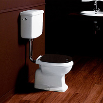 Унитаз Simas Arcade AR811bi + AR812bi с низким бачком, с боковой ручкой хром