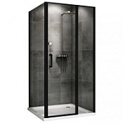 Душевой уголок ABBER Sonnenstrand AG04100BS-S75B прозрачное/черный