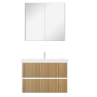 Мебель для ванной Velvex Klaufs 90 белый/дерево