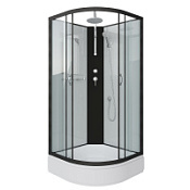 Душевая кабина Niagara Classic NG-6701-14BKT 90x90x210 стекло прозрачное/профиль черный