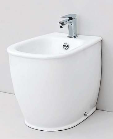 Биде напольное ArtCeram Azuley AZB002 01;00 белый глянцевый